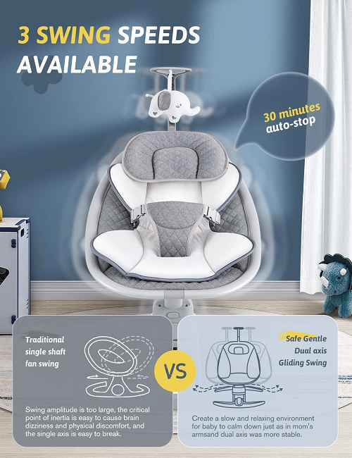 Chinese factory baby swing by056 4