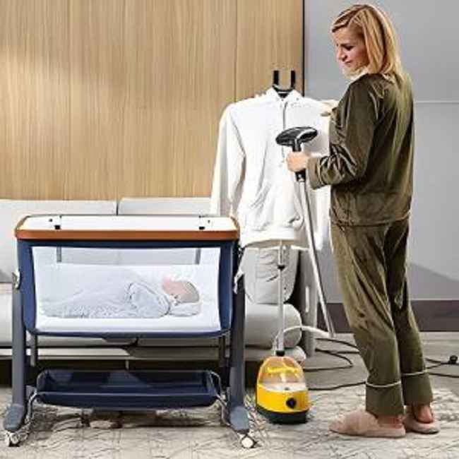 Designed for Shared Care:
Adjusts to 9 precise heights, matching any adult bed or sofa height.
Allows both mom and dad easy access day or night for feeding, comforting, or simply checking in without straining.

Built for Safety & Years of Use:
Features market-leading structural stability, proven to help babies settle and sleep more soundly.
Constructed with rigorously tested, durable materials.

Close Bonding & Convenience:
The front panel closest to parents lowers smoothly, letting you soothe or lift out your baby instantly without leaving your own bed. Builds security through proximity.

Hygienic Comfort, Long-Term Value:
Includes a soft, skin-friendly, fully washable mattress cover.                      Simplifies cleaning and ensures a fresh, healthy sleep surface for your growing child.

Adapts as Your Baby Grows:
Offers versatility with optional add-on functions: a gentle Swing mode or a compact Basket configuration for flexible sleeping/napping solutions throughout infancy.

Manufactured with strict quality control at our reputable Chinese factory, ensuring dependable performance and durability directly from the source.