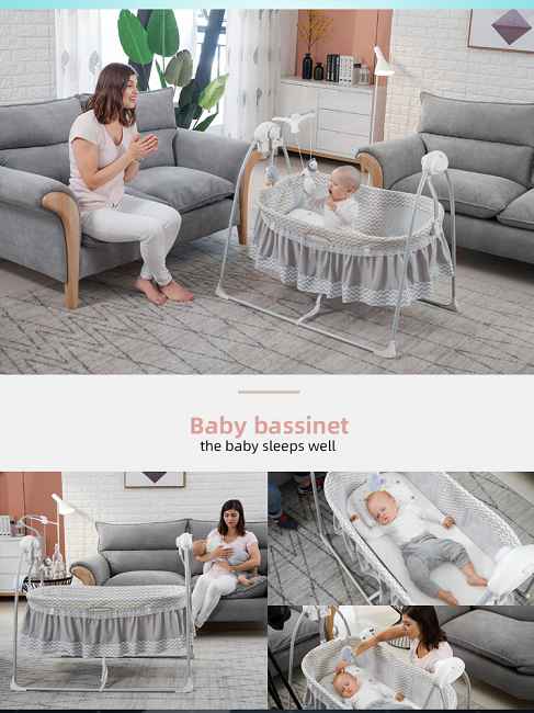 Built for Lasting Value:​​
Invest in daily peace.    With 3 swing speeds, precise timer settings (10/20/30 mins), and versatile power (batteries or adapter), this swing reliably supports your baby's comfort from newborn stages through early infancy.

Responsive Comfort, Scientifically Considered:​​
Patented Moving Detection (M-D) technology gently responds if your baby stirs awake, automatically restarting motion to encourage peaceful resettling.

​​Intuitive Control, Tangible Calm:​​
Choose music on/off, skip tracks, set continuous play, or adjust volume easily.    These specific features—controlled right at the swing—provide quiet comfort tailored to your baby's needs.

​​Trusted Quality, Direct from Source:​​
Experience factory-direct assurance.    Made in our rigorously tested Chinese facility, this baby swing prioritizes consistent, good quality construction for dependable performance you can rely on daily.