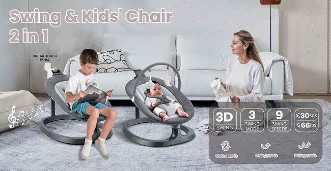 Product Description baby swing by065 -1