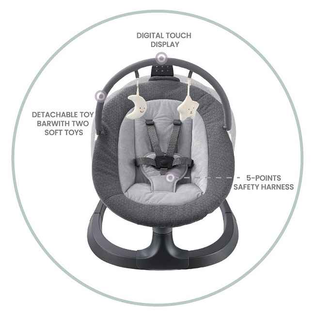 Product Description baby swing by065-4