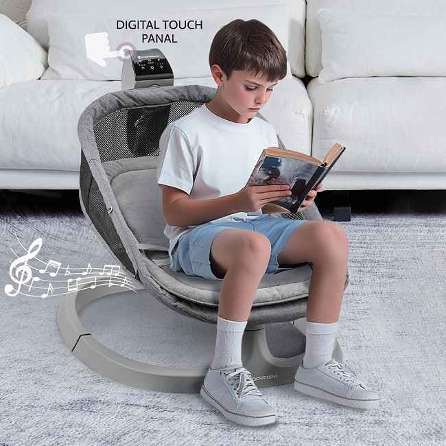 The Baby Swing That Grows With Your Family
This innovative 2-in-1 baby swing and chair is designed to make that journey a little smoother.
It’s more than just a swing—it's a trusted tool that helps both parents tackle daily tasks while keeping your little one comfortable and close.